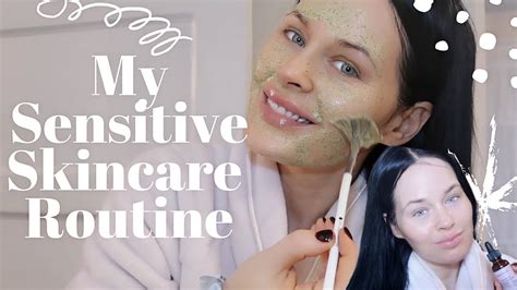 My Skincare Routine For Sensitive Skin 🤍 Clean Beauty Skincare Products