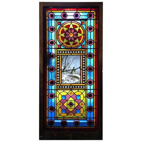 Shop Only Authentic 19 X 27 All Clear Stained Glass Beveled Window