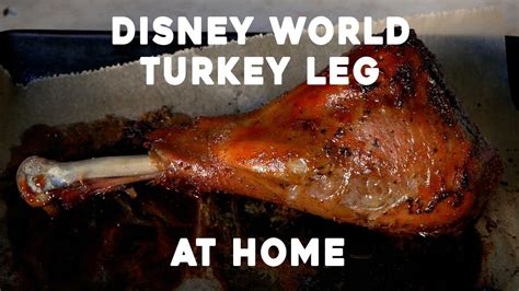 Disney World Turkey Leg At Home Asmr Lo Fi Cooking YouTube