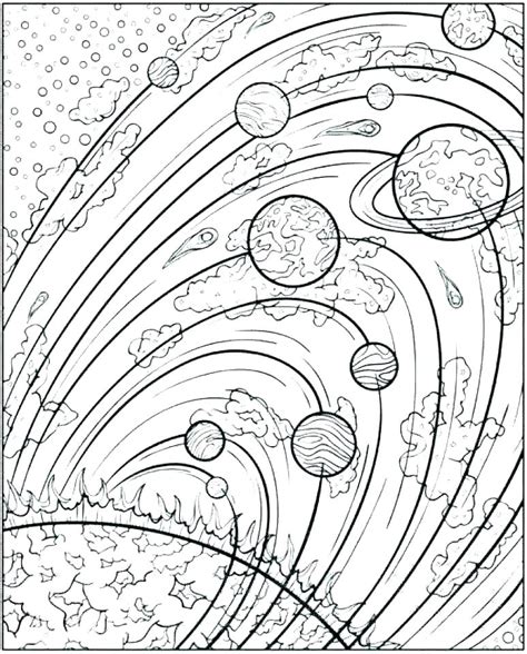 We have images of space, spaceships, planets, cute little aliens and more. Astronomy Coloring Pages at GetColorings.com | Free ...