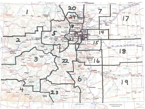 Colorado Springs Zip Code Boundary Map Buy Colorado Springs City Map