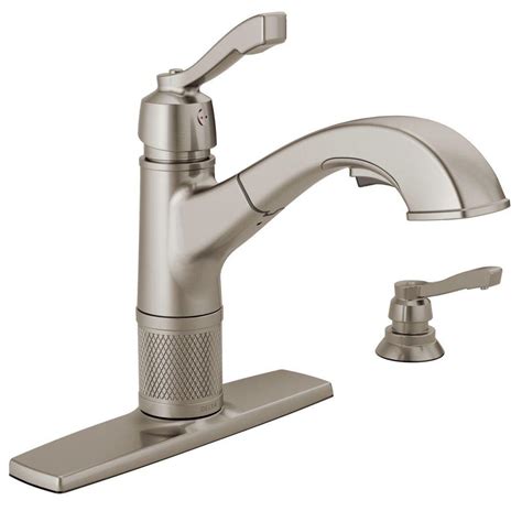 Stainless Delta Pull Out Faucets 16935 Sssd Dst 64 1000 