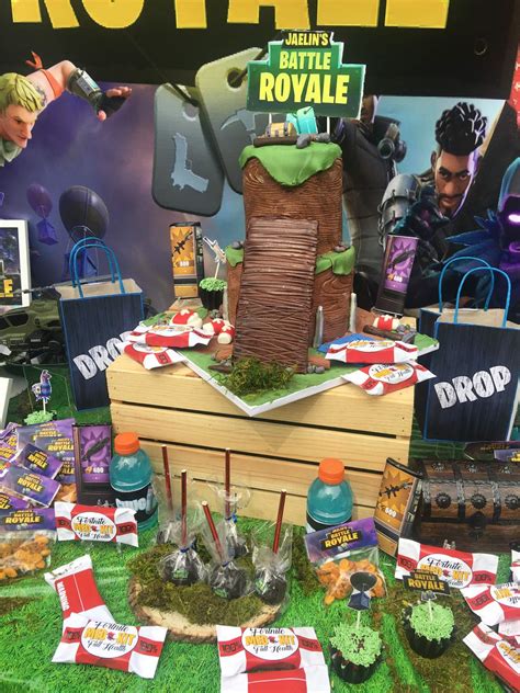 Fortnite Birthday Party Ideas Photo 1 Of 18 Catch My Party