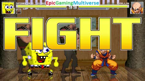 Team Fortress 2 Characters The Heavies And Spongebob Vs Krillin In A