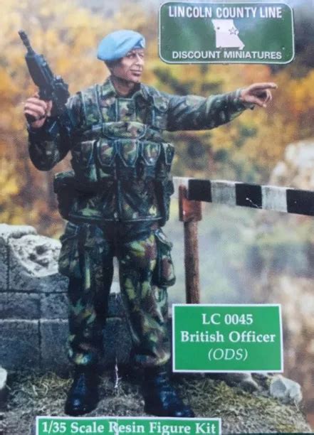 135 Scale British Soldiers Miniatures Resin Model Kit Figure Free