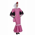 Disfraz de chulapa rosa para mujer por 22,00