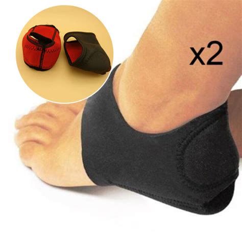 A Pair Plantar Fasciitis Therapy Wrap Socks Arch Support Heel Foot Pain