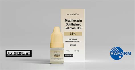 Upsher Smith And Rafarm Announce Launch Of Moxifloxcin Ophthalmic Solution Usp 05