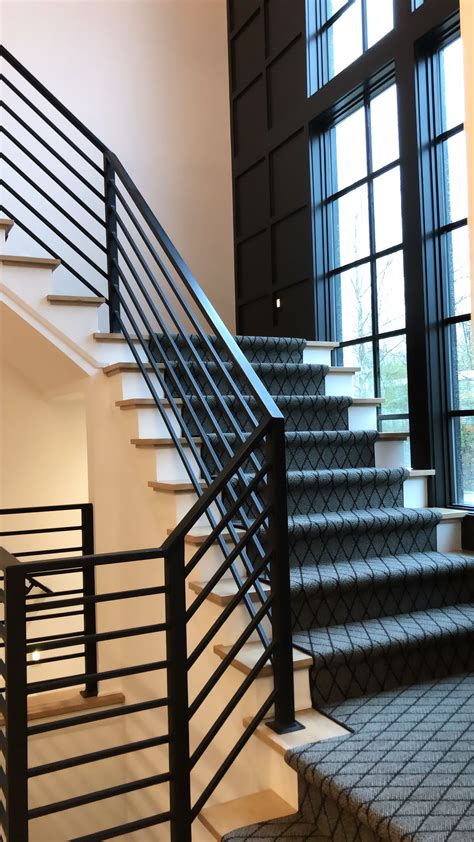 5 out of 5 stars. Modern stair Railing with runner | Modern stairs, Modern stair railing, Stairways