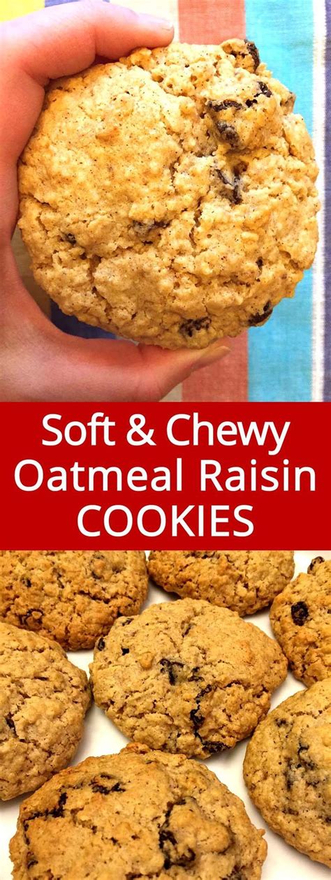 If you love oatmeal cookies than these oatmeal molasses cookies are for you! Easy Soft & Chewy Oatmeal Raisin Cookies | Recipe ...