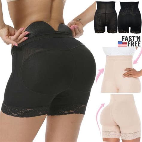us fajas colombianas high waist padded tummy control body shaper pants plus size ebay