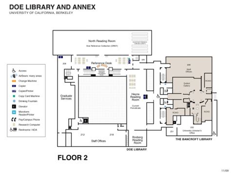 Floor Plans Uc Berkeley Library