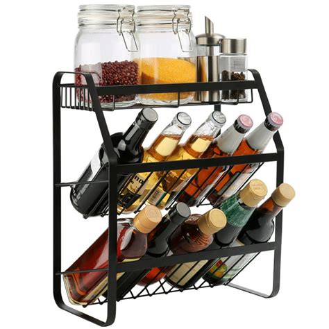 3 Tier Metal Spice Rack Countertop Spice Rack Spice Shelf Holder Spice