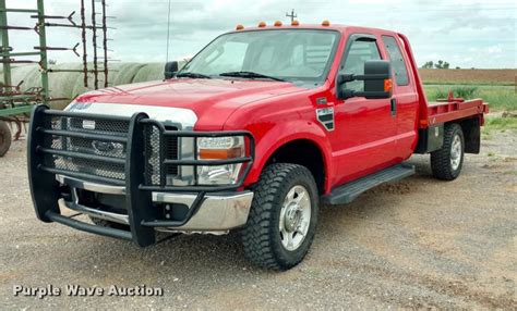 2010 Ford F350 Super Duty Xlt Supercab Flatbed Pickup Truck In Alva Ok