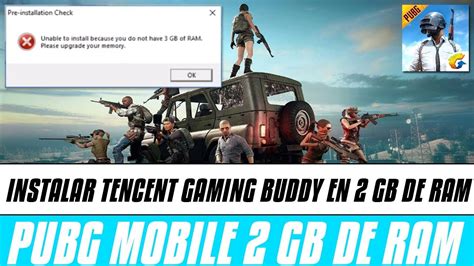 Apart from this, playing the pubg mobile game in the pc with gaming buddy has various advantages, you don't have to think about the finite life of the mobile battery, as it offers advanced. INSTALAR TENCENT GAMING BUDDY 2 GB DE RAM | PUBG MOBILE 2 GB DE RAM | 32 BITS - YouTube