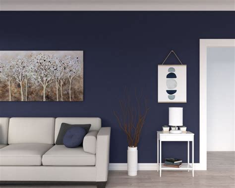 10 Elegant Dark Blue Accent Wall Ideas Bring Elegant Drama To Your