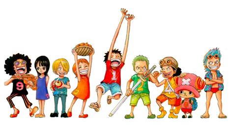 One Piece Characters As Kids One Piece Gold