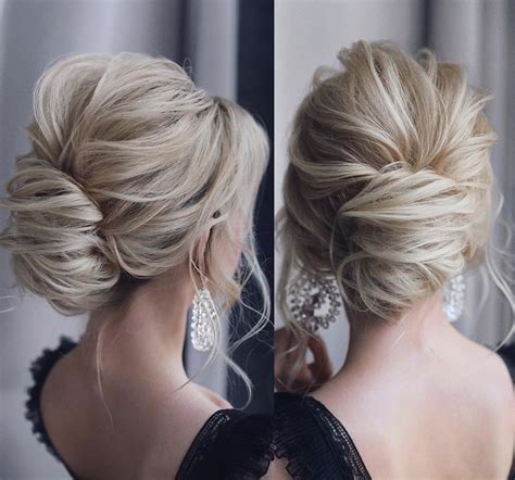 Leave a few loose pieces around the face for a more casual appearance. 10 Updos for Medium Length Hair - Prom & Homecoming ...