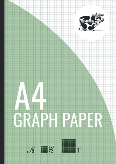 A4 Graph Paper 100 Pages 18 Squares Imperial Quad