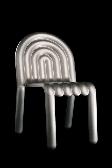 Tom Dixon Studio Fashions Hydro Chair With Endlessly Recyclable Aluminium