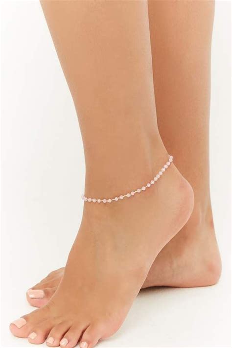 Forever 21 Faux Crystal Anklet Anklet Crystal Anklet Ankle Bracelets