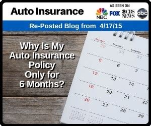 It depends on how your state and insurer treat the violation. Why Is My Auto Insurance Policy Only for 6 Months?