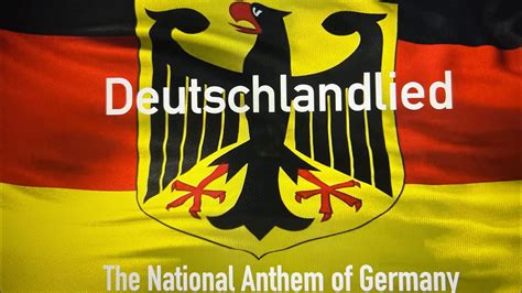 National Anthem Of Germany Deutschlandlied With Lyrics Youtube