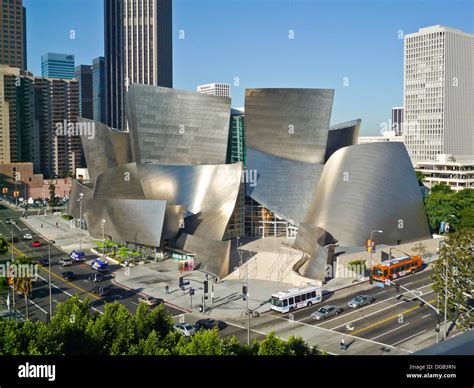 Walt Disney Concert Hall And Downtown Los Angeles Disney Hall Was