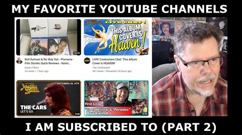 MY FAVORITE YOUTUBE CHANNELS I AM SUBSCRIBED TO PART 2 YouTube