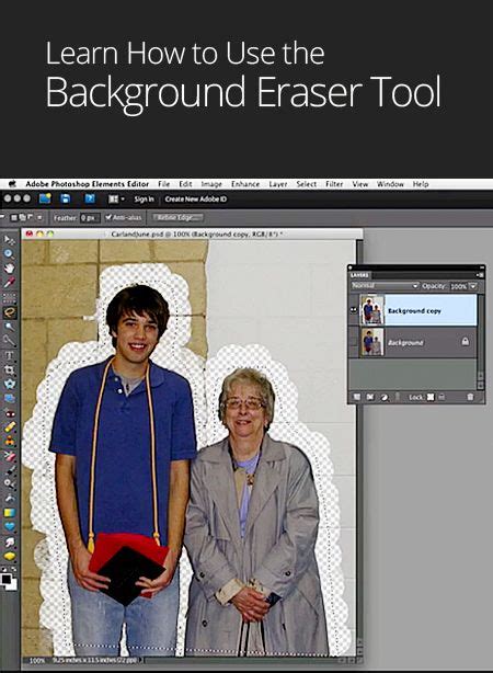 How To Use The Background Eraser Tool Photoshop Tutorial Photoshop