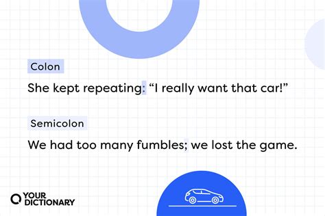 Examples Of Colons And Semicolons In Sentences Yourdictionary
