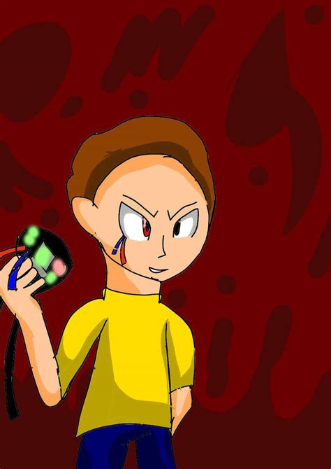 Evil Morty Fan Art By Darkwolfs49011 On Deviantart