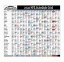 Nfl Schedule Grid 2022 Printable - Customize and Print