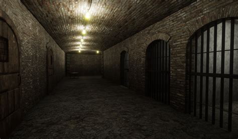 Artstation Modern Underground Catacomb Jail