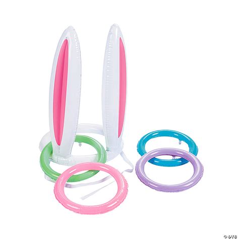 Inflatable Bunny Ears Ring Toss Game Oriental Trading