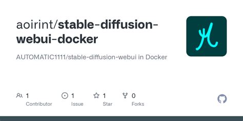 Github Aoirint Stable Diffusion Webui Docker Automatic Stable