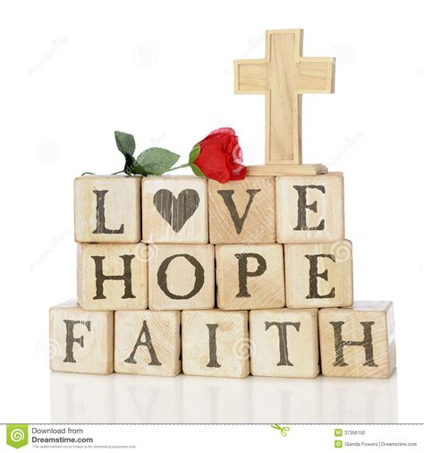 Faith Hope And Love Stock Photography Image 37356192