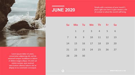 Yearly Calendar 2020 Download Now Powerslides™