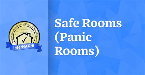 Safe Rooms Panic Rooms Internachi®