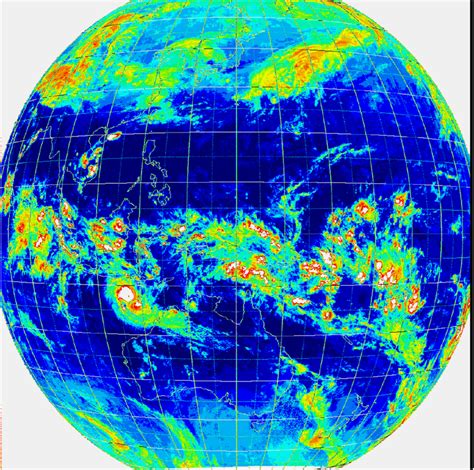 An Example Of A Global Infrared Image From A Geostationary Satellite