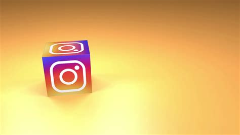 Motion Made Instagram 3d Logo Loop Animation Royalty