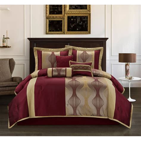 Nanshing Kath 7 Piece Luxury Bedding Comforter Set With Two Bonus