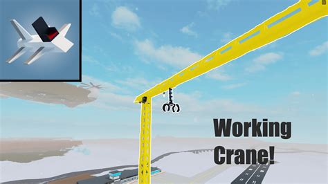 Crane Showcase Roblox Plane Crazy Youtube