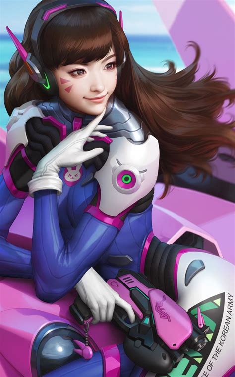 Overwatch Dva Mobile Wallpaper Fatale Overwatch Overwatch Fan Art