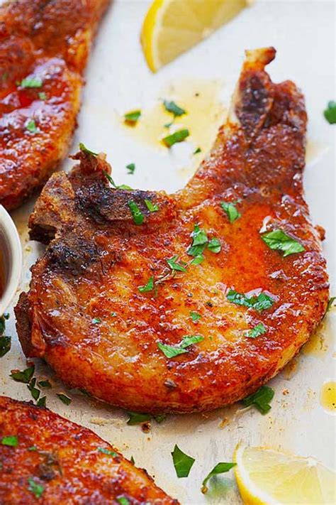 Lightly grease a baking sheet. Baked Pork Chops Recipe - Best Crafts and Recipes