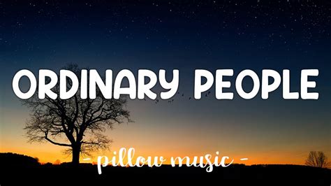 Ordinary People John Legend Lyrics Youtube Music