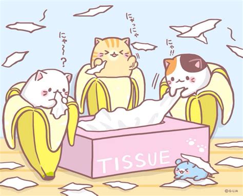 Bananya Bananacat On Twitter Kawaii Cat Kawaii Drawings