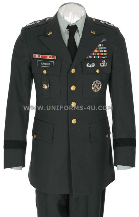 Us Army Male General Green Uniform
