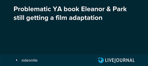 Eleanor's home life is far from ideal: Problematic YA book Eleanor & Park still getting a film ...