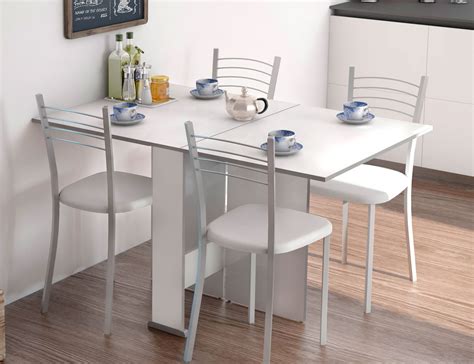 También puedes escoger una mesa de cocina blanca. Mesa de cocina extensible convertible | Factory del Mueble ...